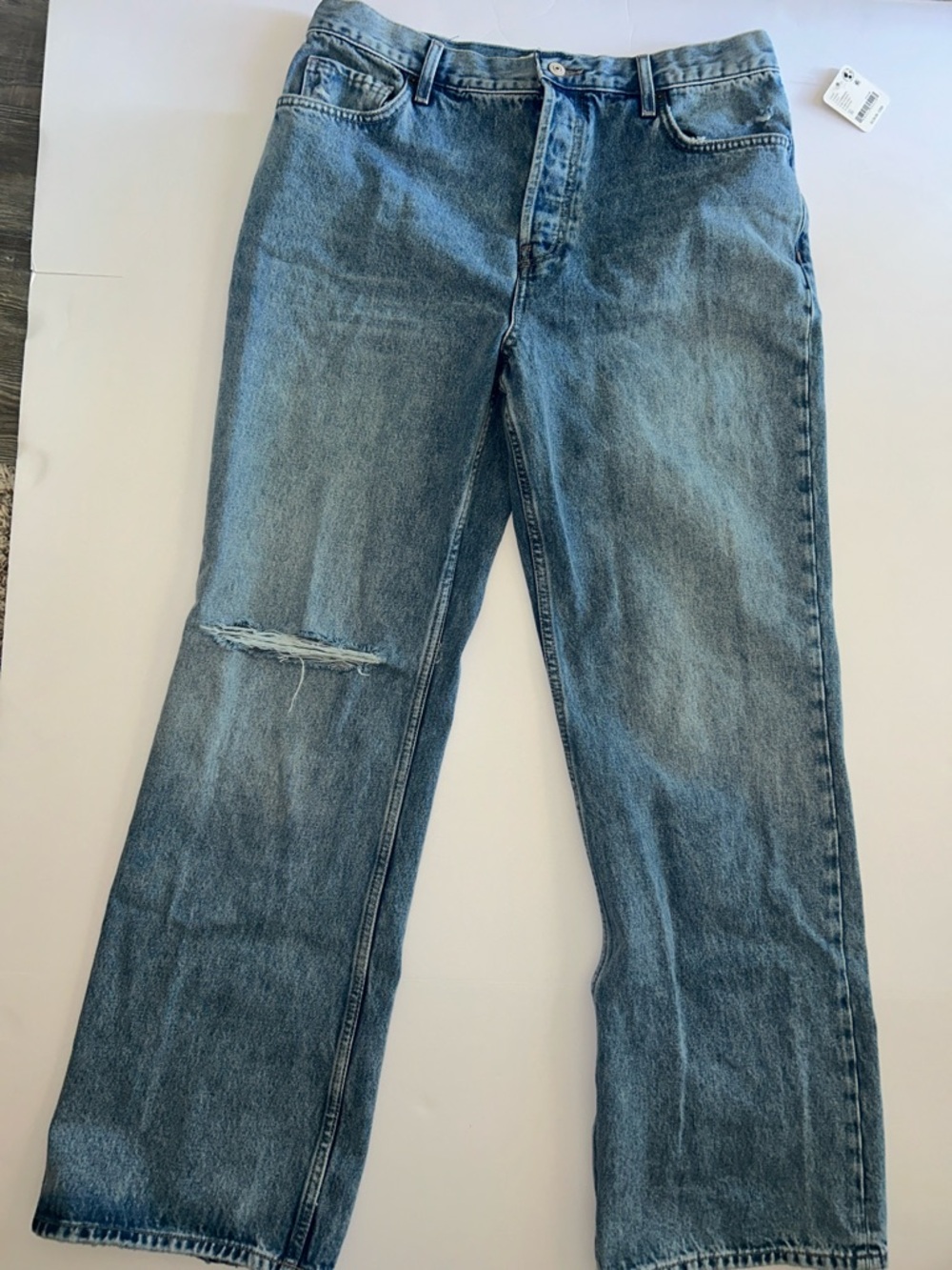Free People Holly Ripped Bootcut Jeans 31